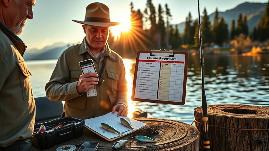 fishing validations and report cards