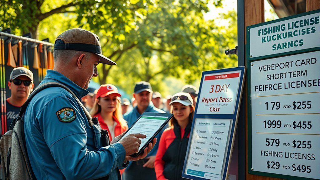 fishing validations and report cards