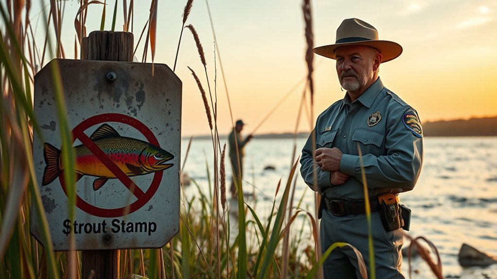 fishing without trout stamp consequences