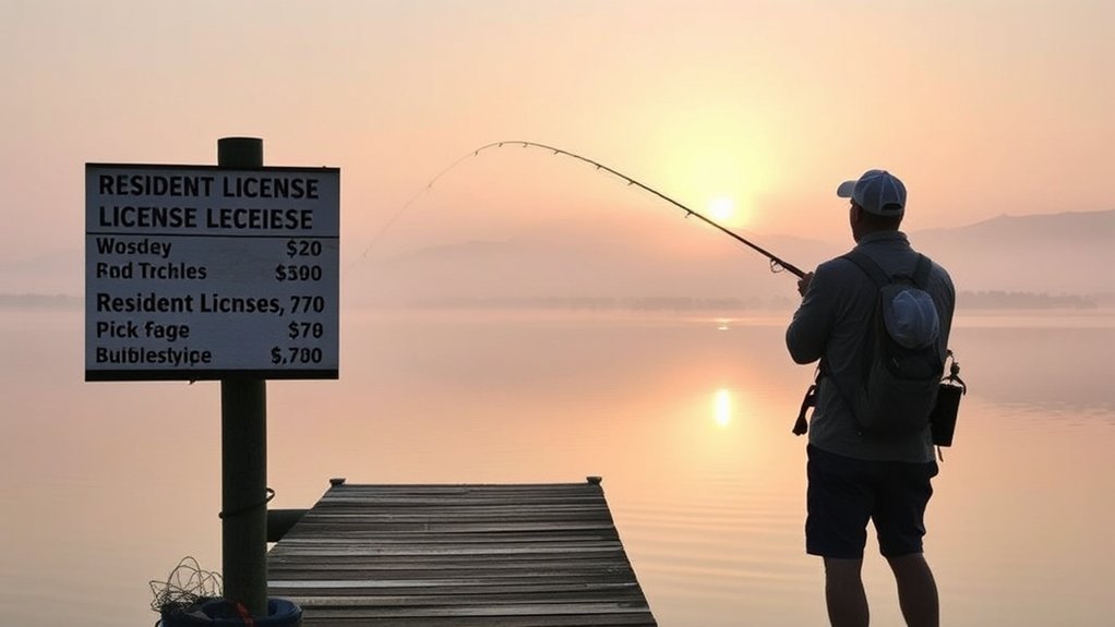 flexible short term fishing licenses