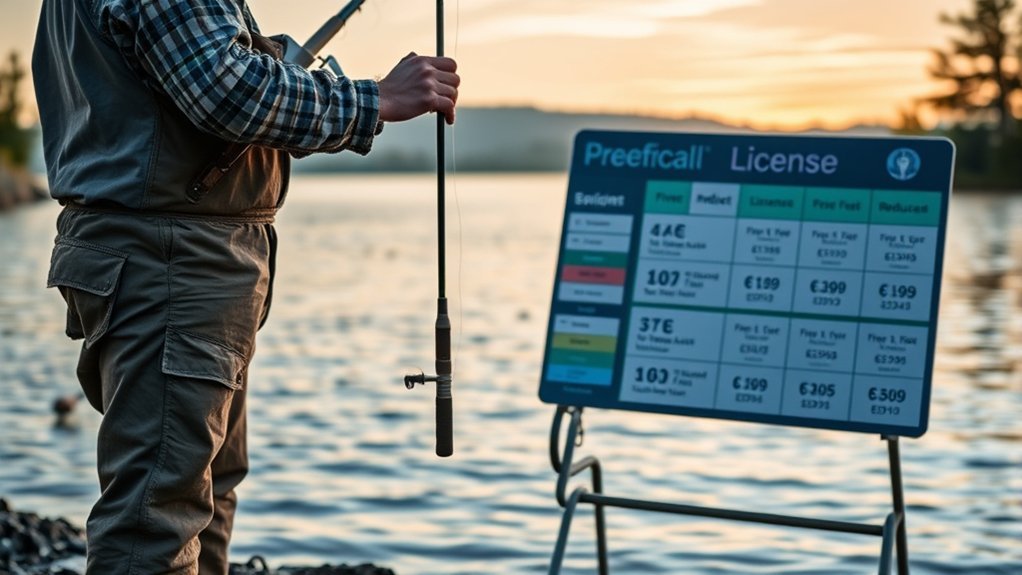 free and reduced fishing licenses