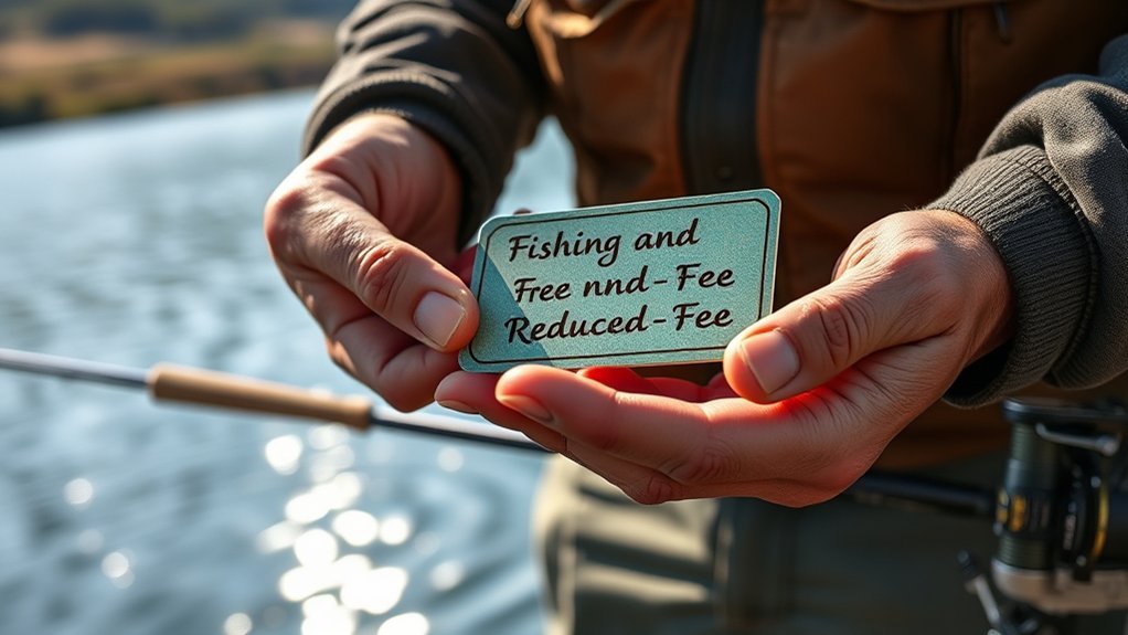 free and reduced fishing licenses