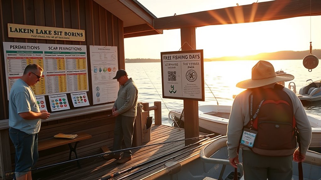 free fishing days available