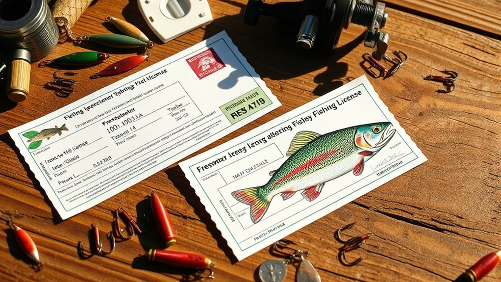 freshwater license covers trout