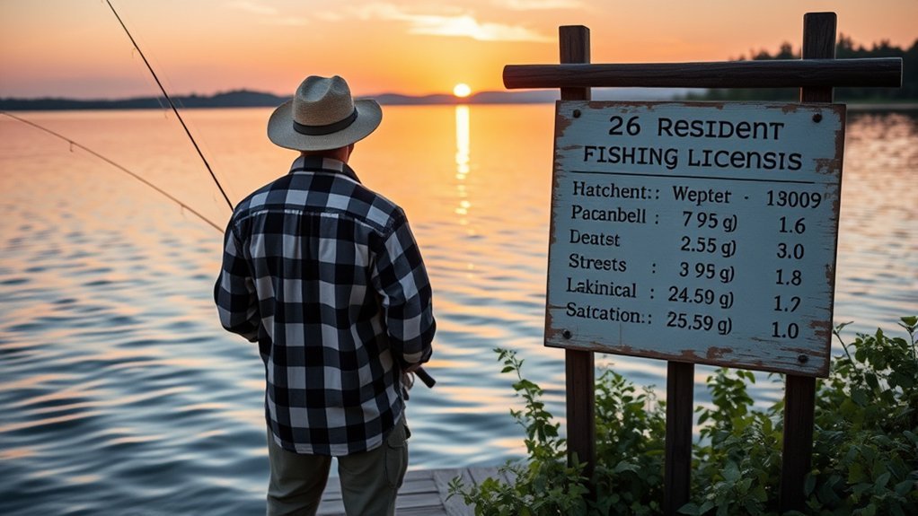 in state fishing license fees