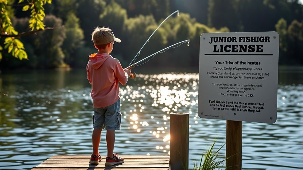 junior angler license regulations