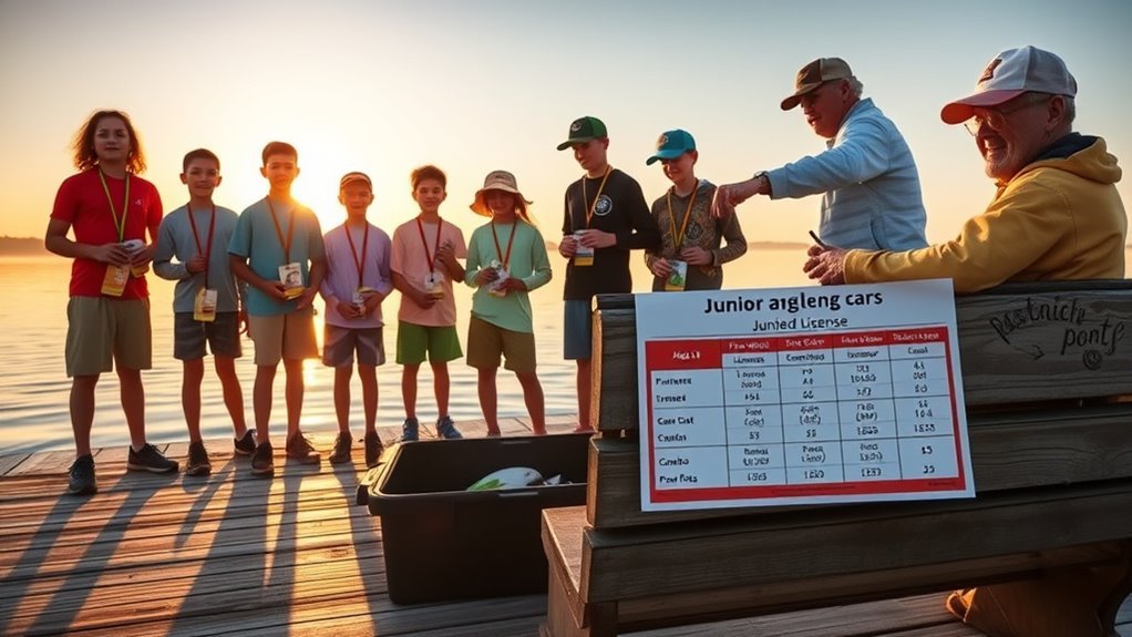 junior anglers license costs