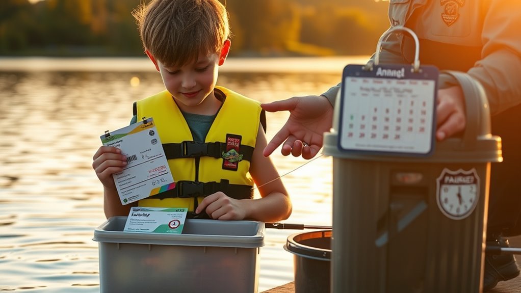 junior anglers license details