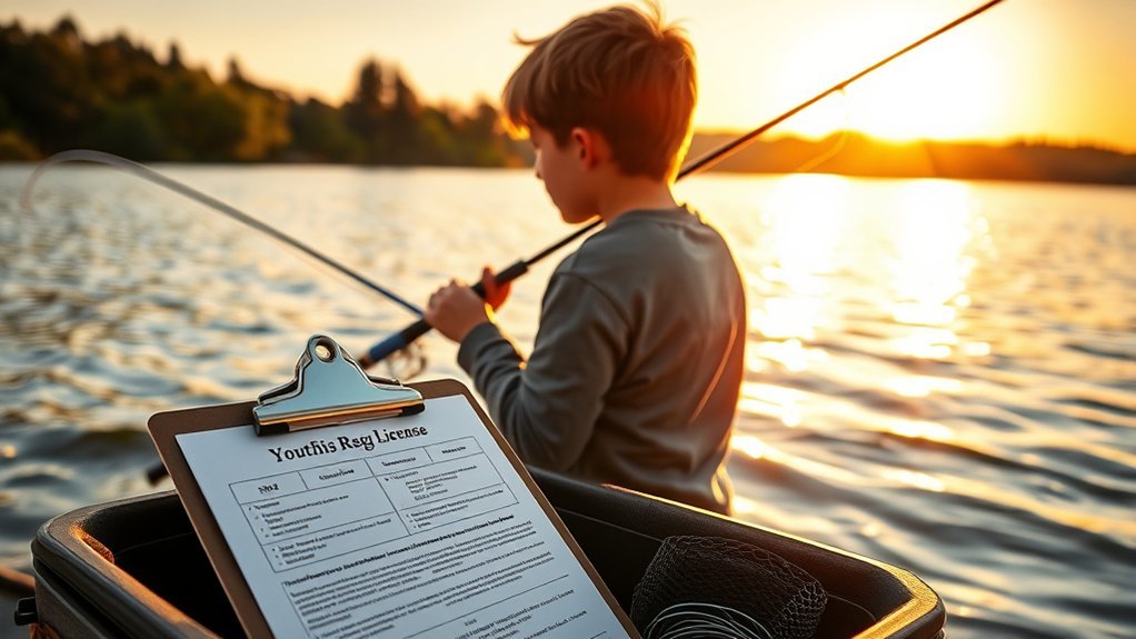 junior anglers need no license