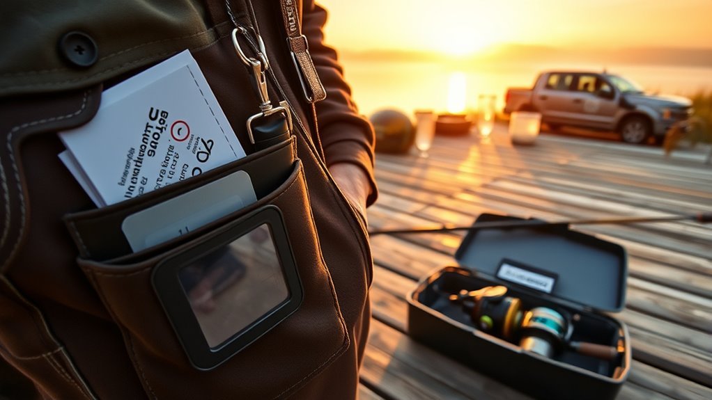 keep license accessible securely