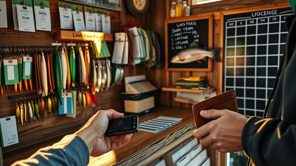 license options for fishing