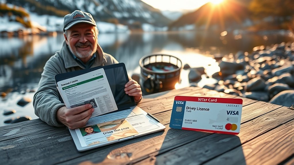 lifetime fishing license application