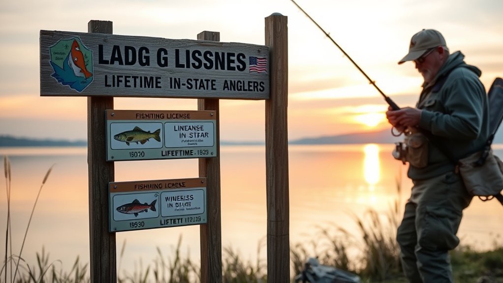 lifetime fishing license benefits