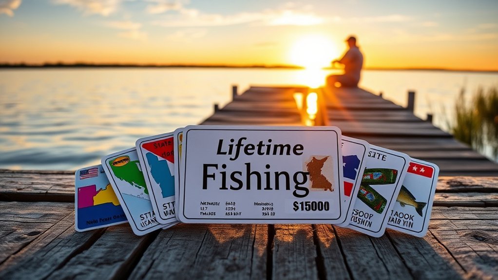 lifetime fishing license comparison