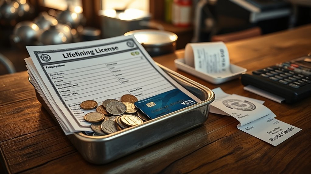 lifetime fishing license costs