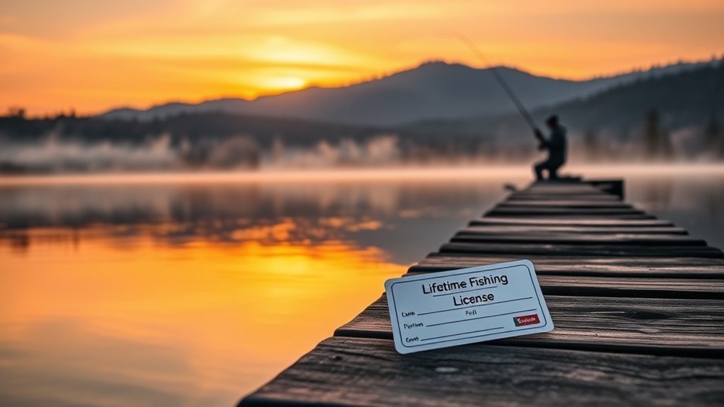 lifetime fishing license fees