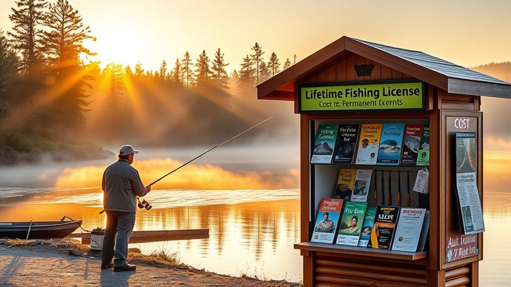 lifetime fishing license purchase