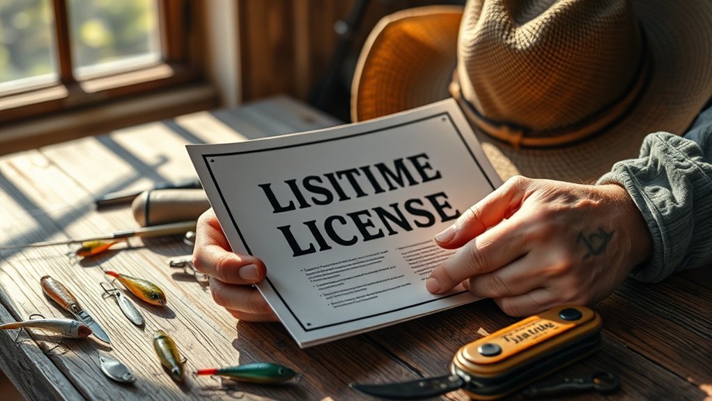 lifetime fishing license purchase