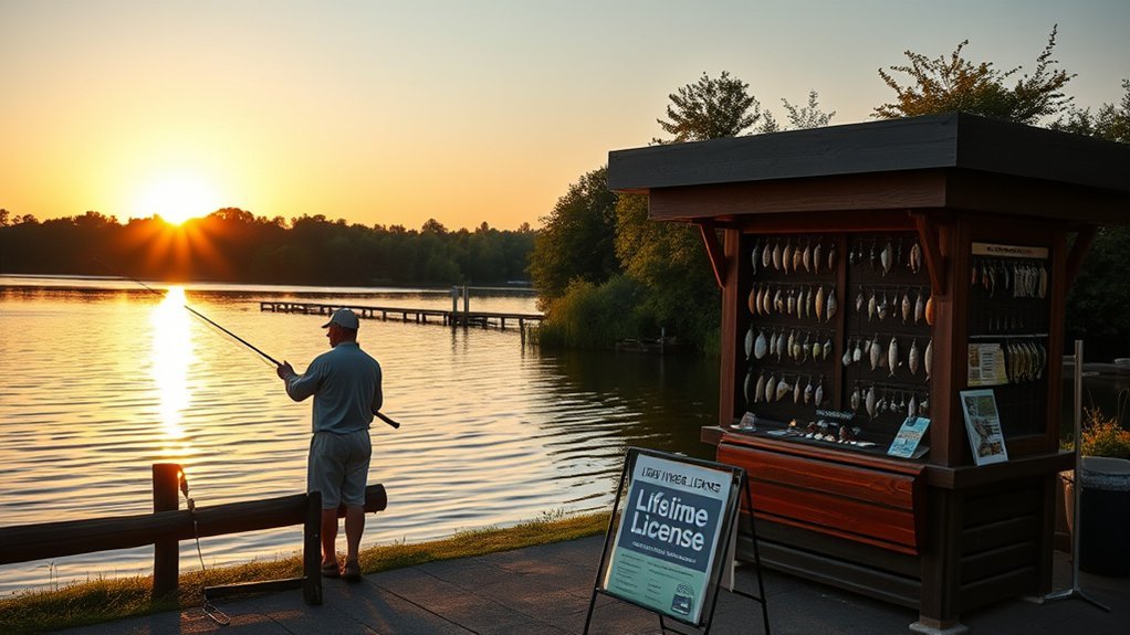 lifetime fishing license purchase