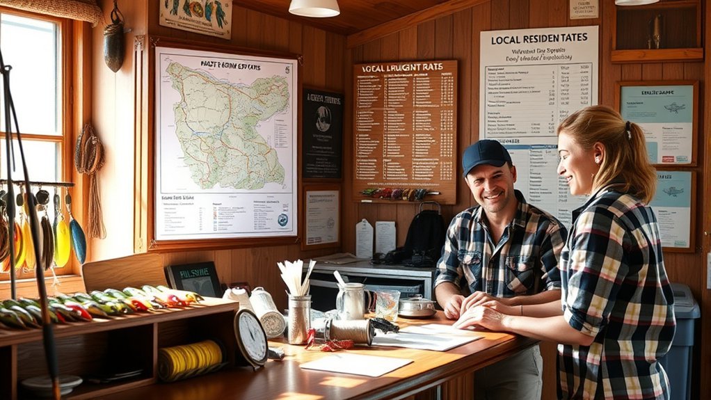 local resident fishing costs