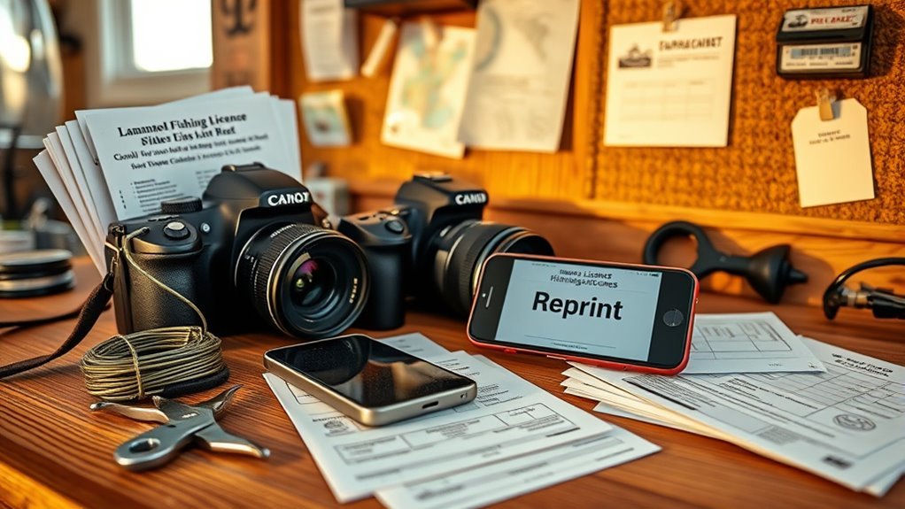 lost license reprint information