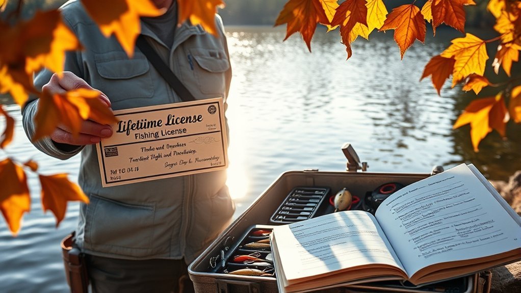 maintain lifetime fishing license