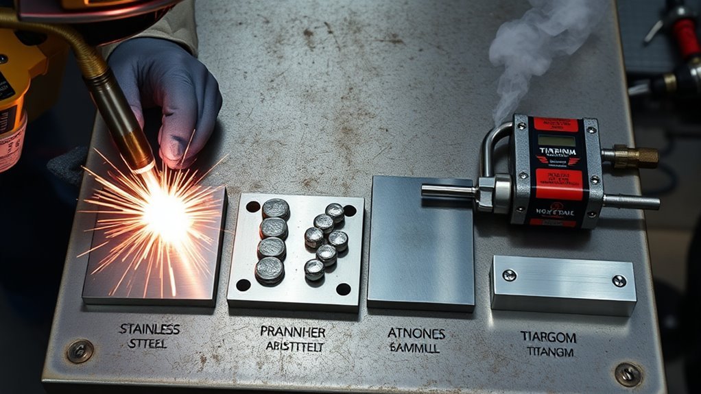 metal type influences welding costs
