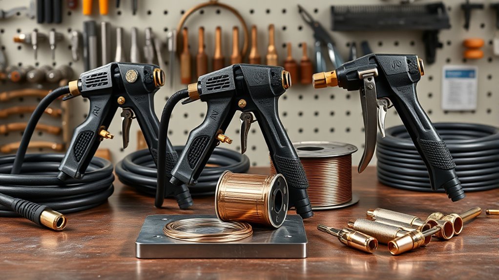 mid range welding gun features