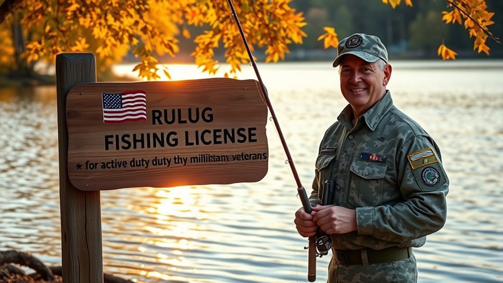 military fishing license benefits