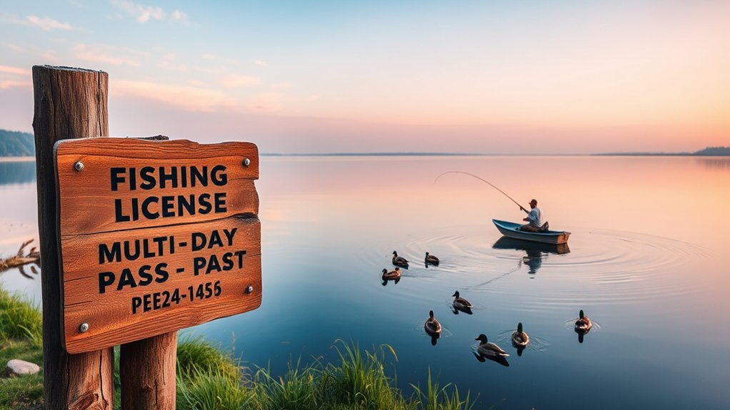 multi day fishing license fees