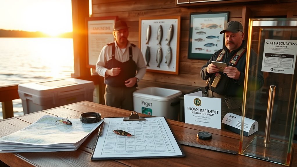 non resident fishing regulations compliance