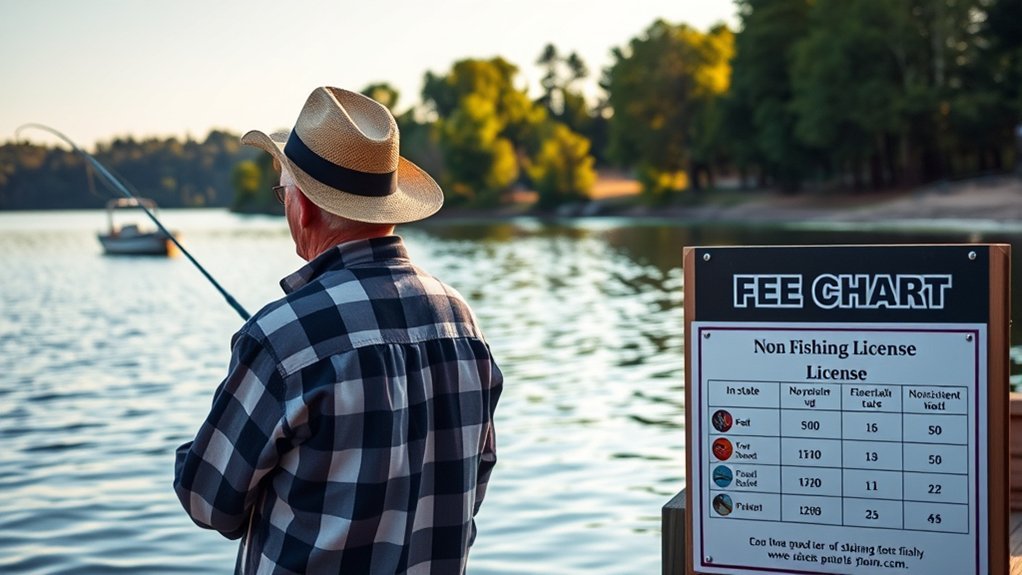 nonresident fishing license fees