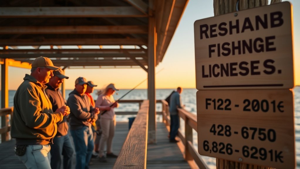 north carolina fishing license costs