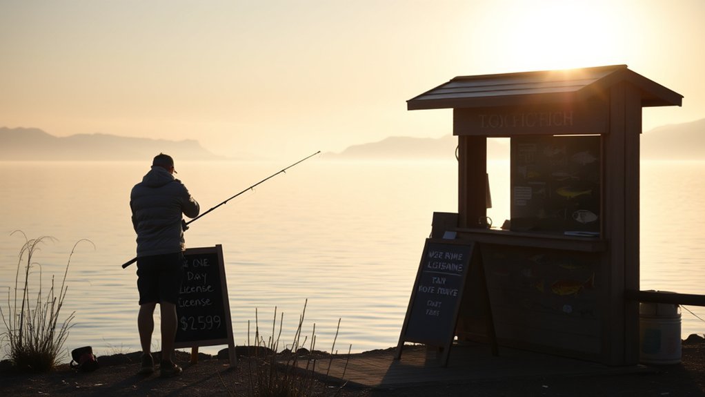 one day fishing license cost