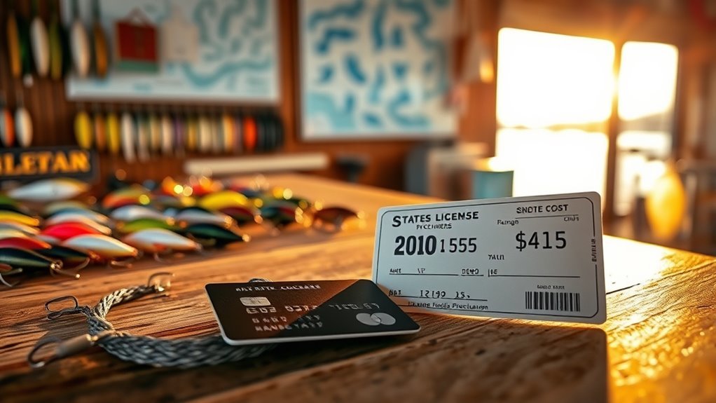 one day fishing license costs