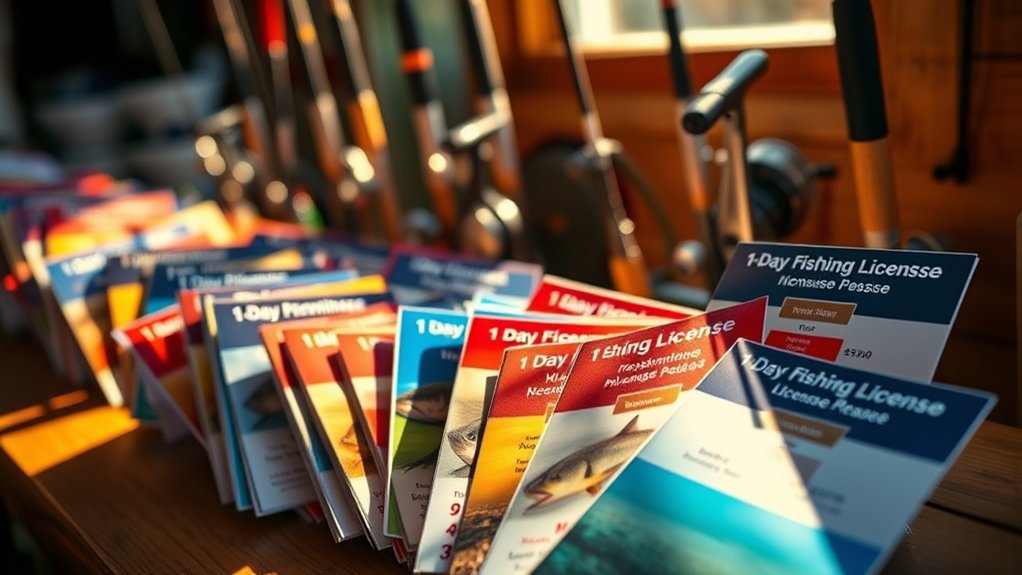 one day fishing license options