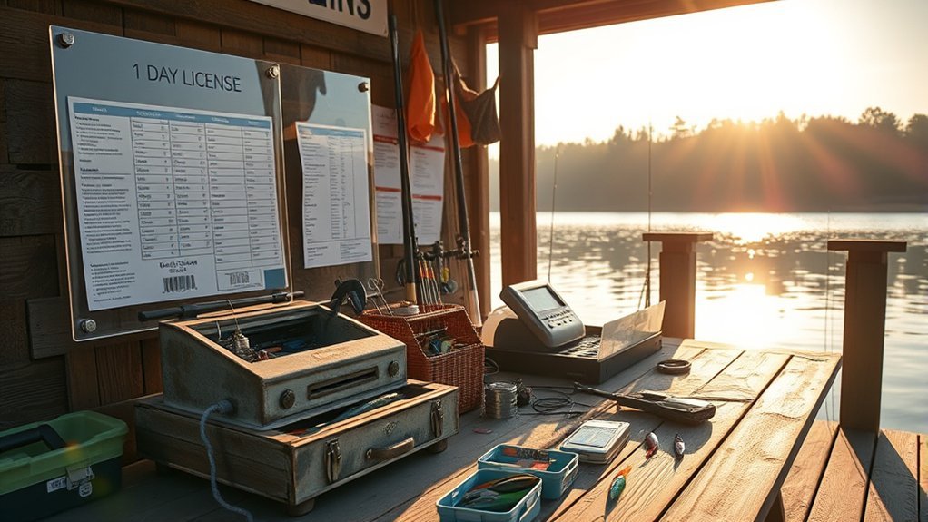 one day fishing license pricing