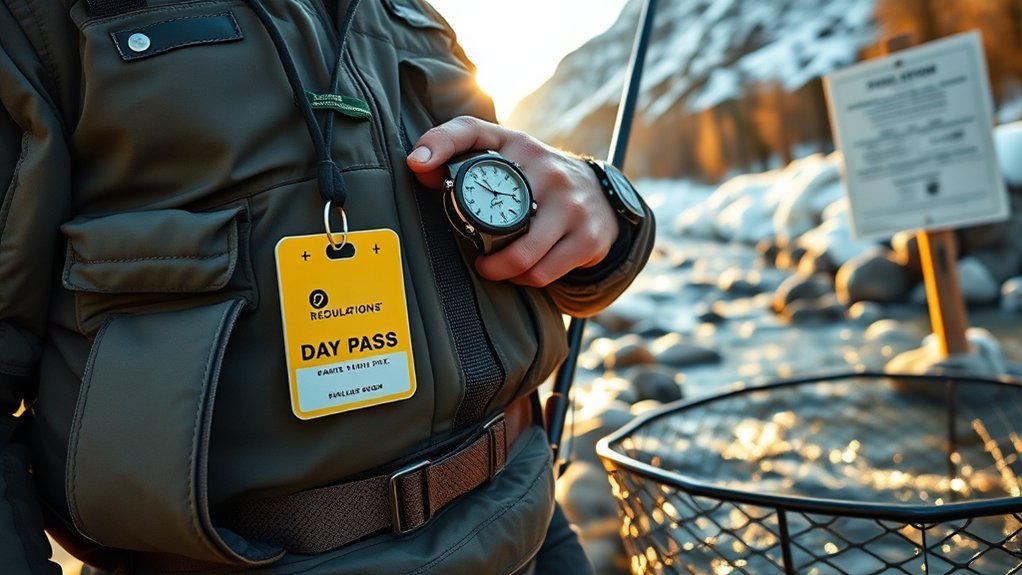 one day fishing license rules