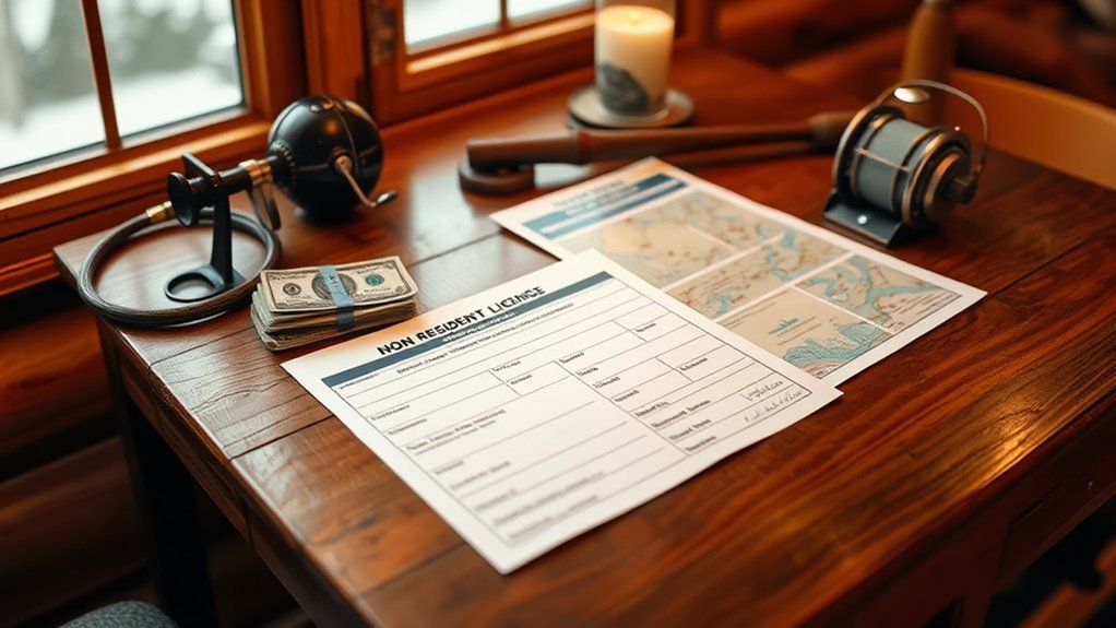 out of state fishing license fees