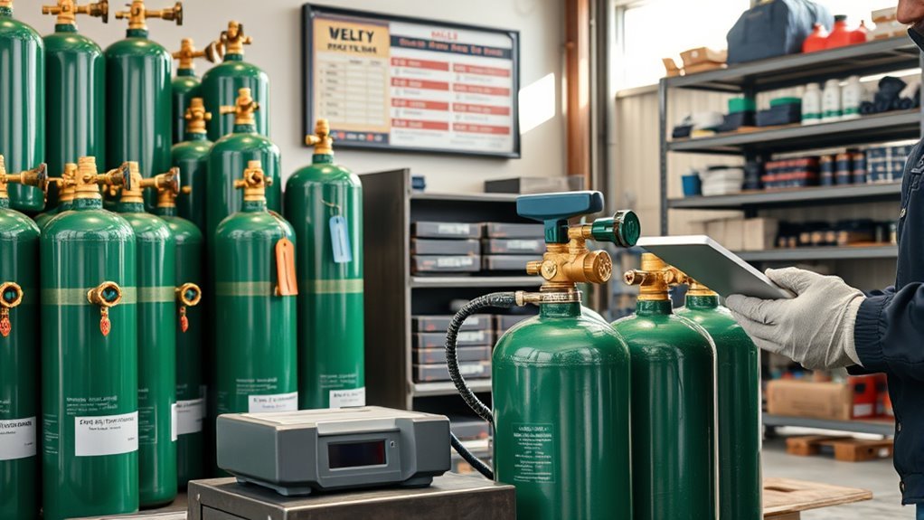 oxygen tank refill costs