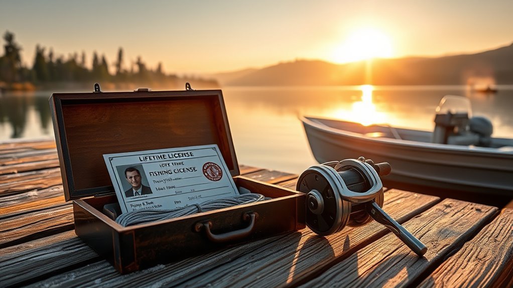 permanent fishing license cost