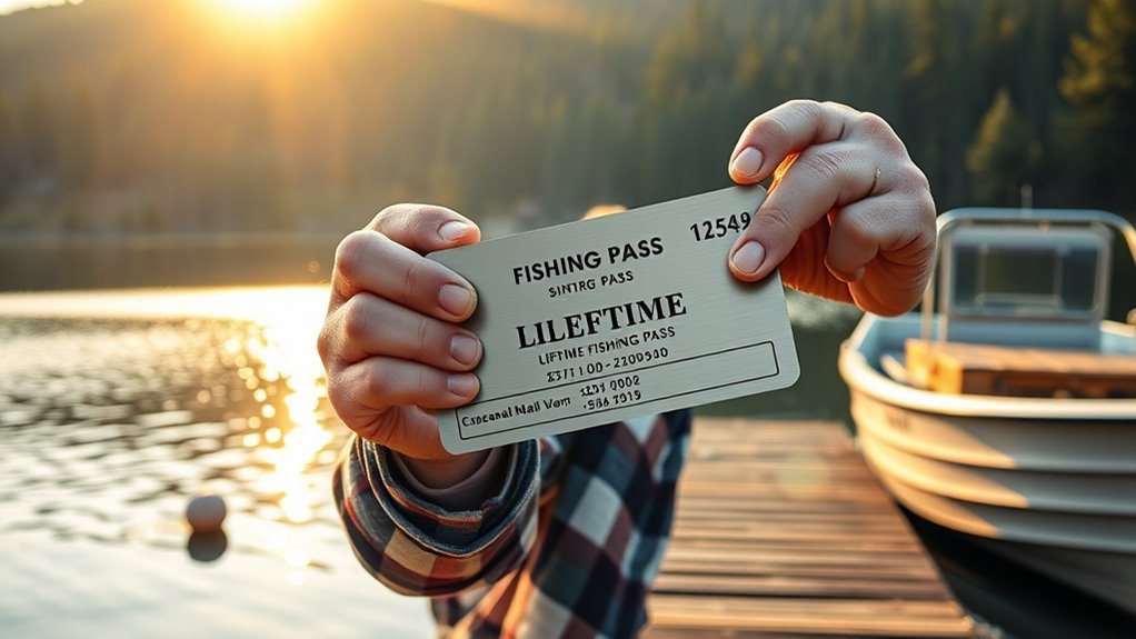 permanent fishing license pricing
