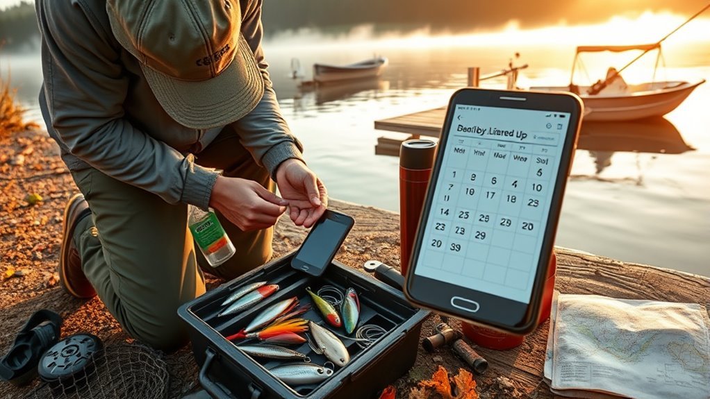 plan efficient fishing outings