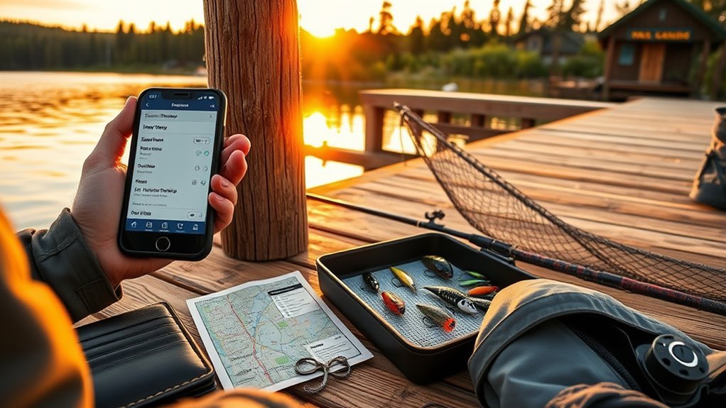 plan short fishing trip