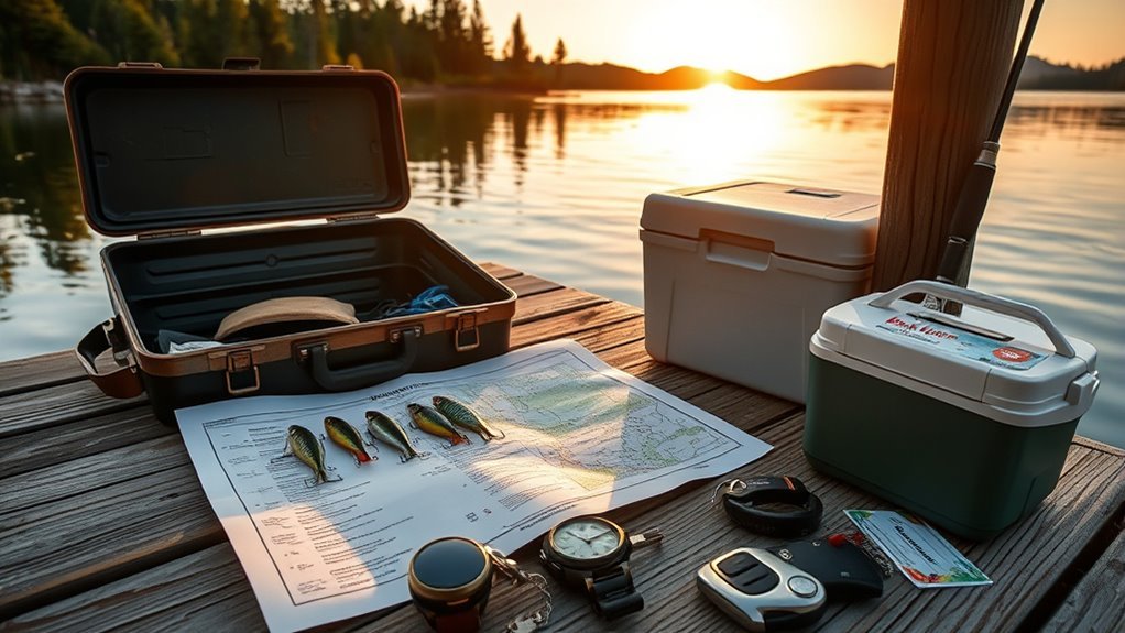 plan short term fishing trip