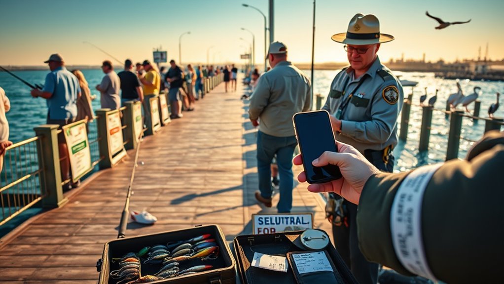 public pier fishing exemptions