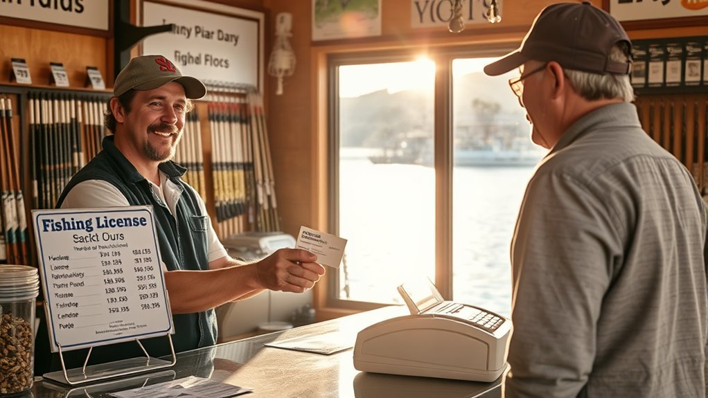 purchase 1 day fishing license