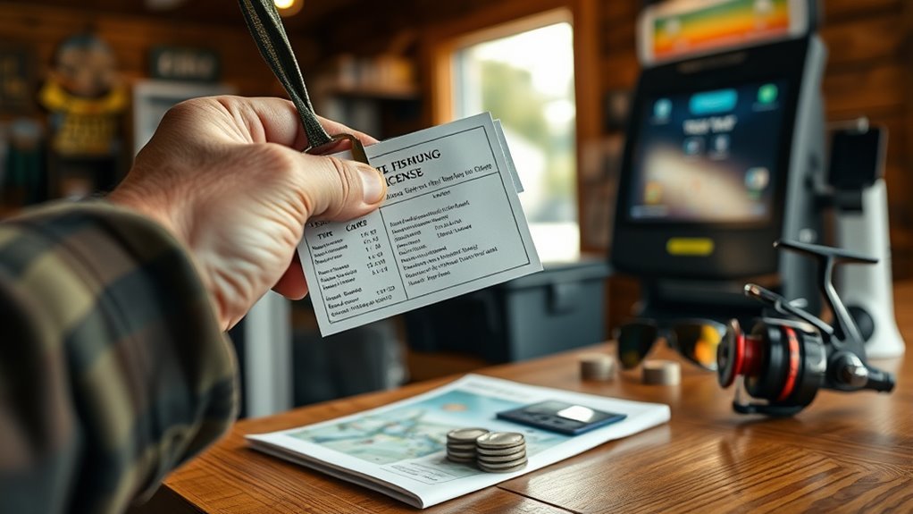 purchase daily fishing license