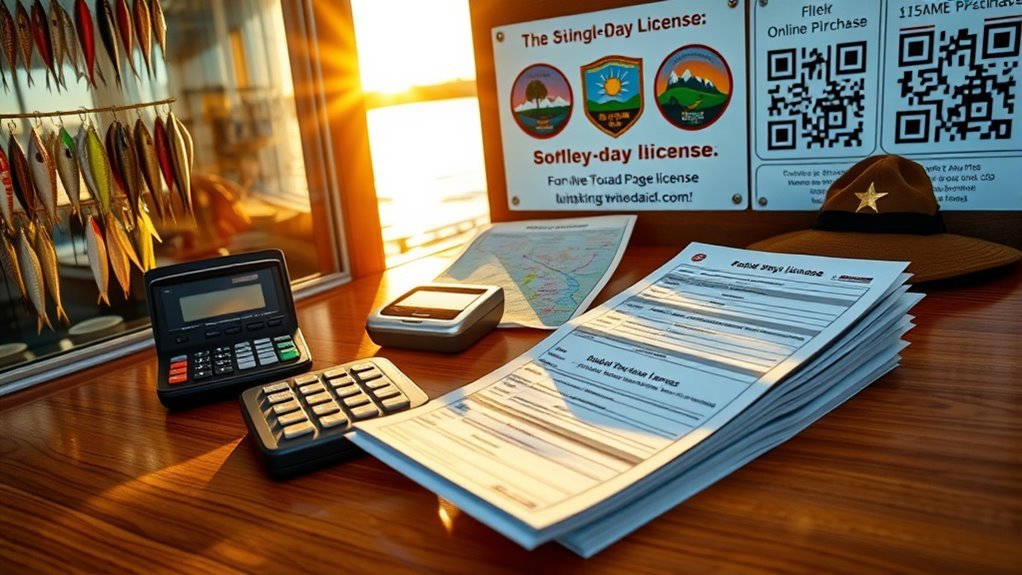 purchase single day fishing license