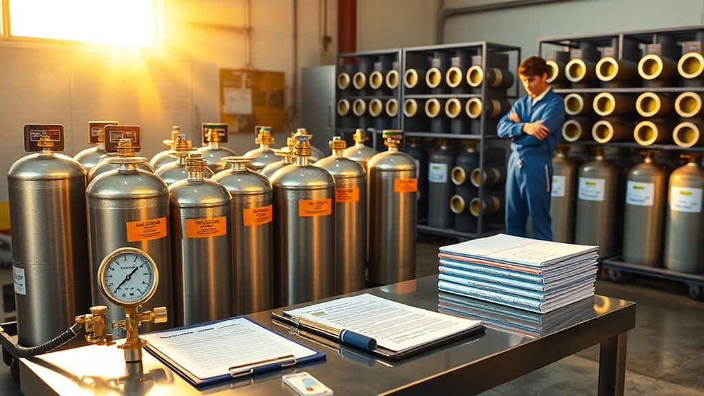 recertification fees for cylinders